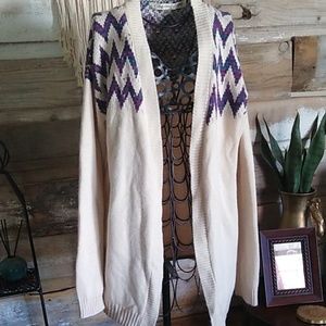California Gypsy Boho Open Cardigan